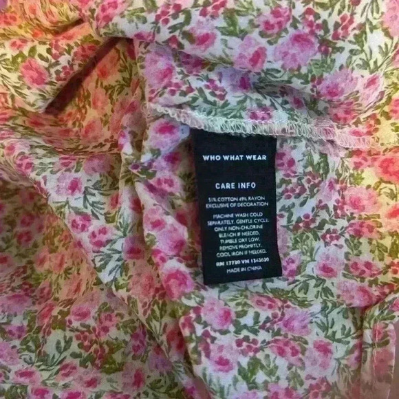 Who What Wear‎ floral shirt Women’s Size small - Picture 6 of 6